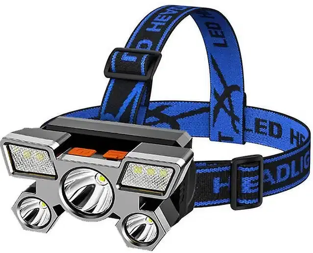 USB Rechargeable LED Headlight, Blue
