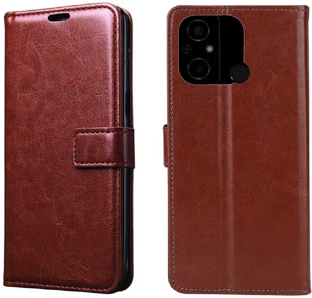 Flip Mobile Cover for POCO C55/Mi MZB0DDPIN, Multicolor