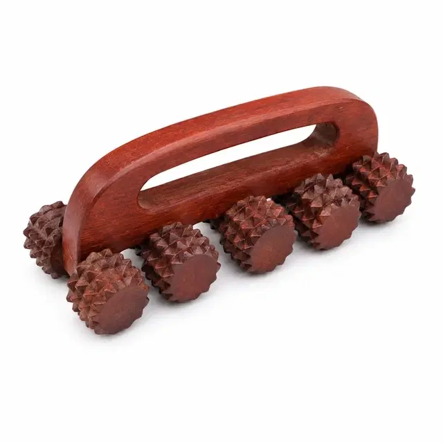 Wooden Acupressure Body Massager, Brown