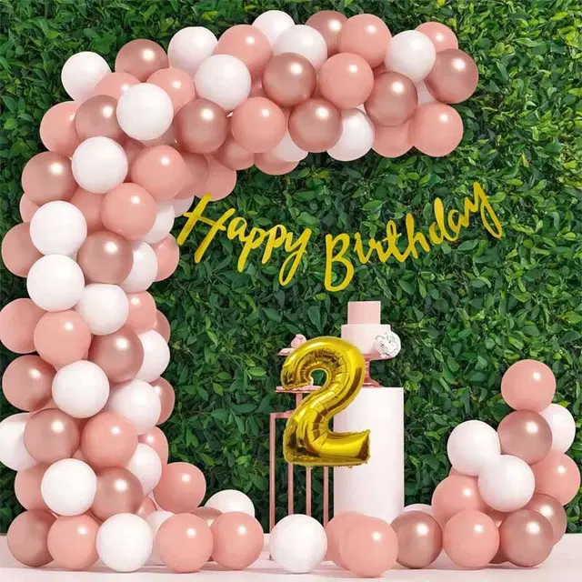 2nd Happy Birthday Balloon Decoration Kit, Multicolor, Pack Of 53