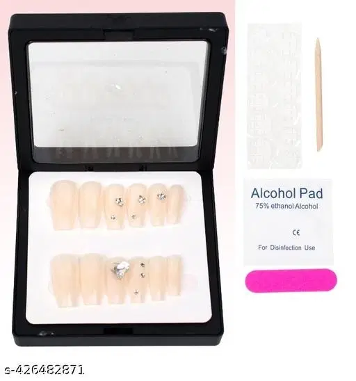 Fake Nails Nail Extension Kit, Multicolor, Set of 1