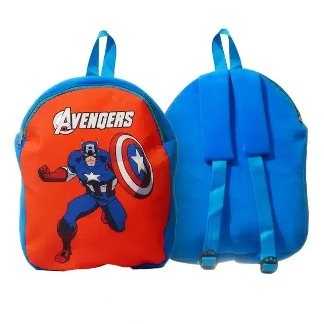 Soft School Bag for Kids, Blue