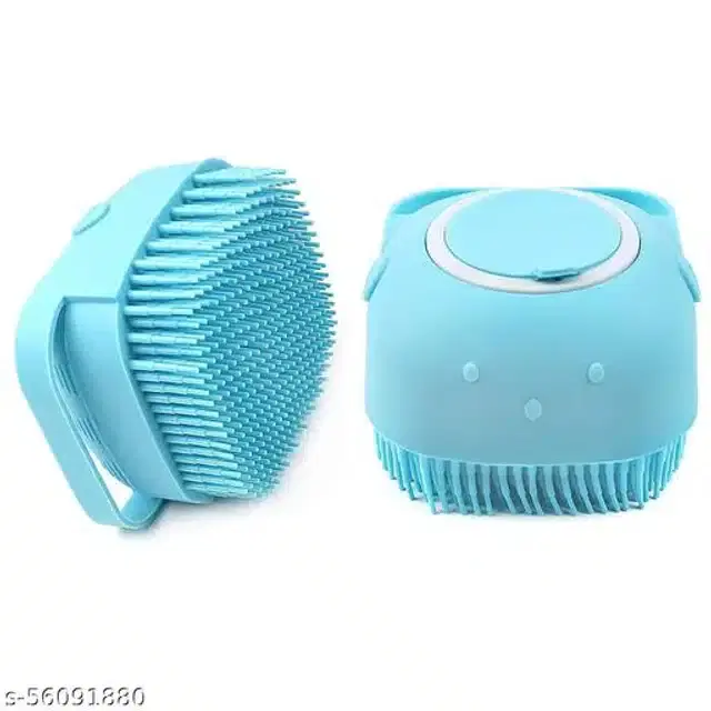 Silicone Body Bathing Brush, Sky Blue