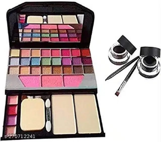 Eye Shadow with Gel Eye Liner, Multicolor, Set of 3