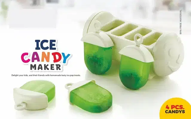 Plastic Ice Candy Maker Mould, Mint Green