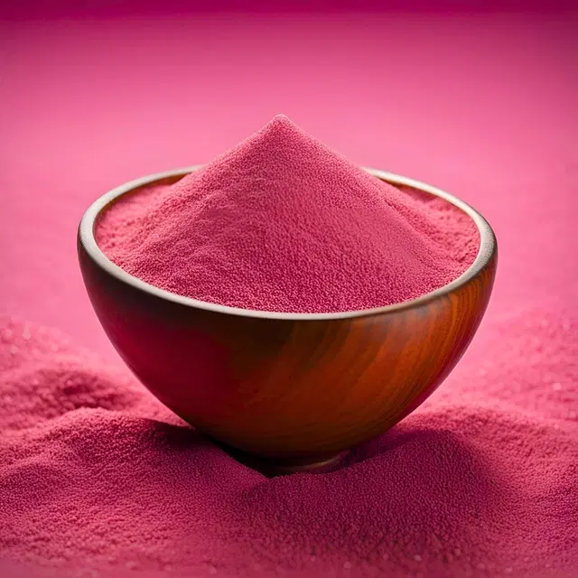 Bright Bloom Rangoli Powder for Diwali Floor Decoration, Dark Pink, 100 g