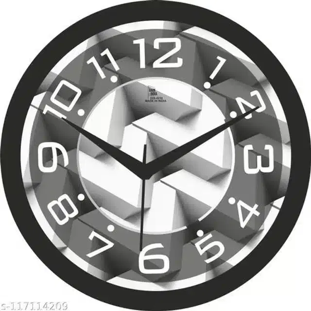 Designer Analog Wall Clock, Multicolor