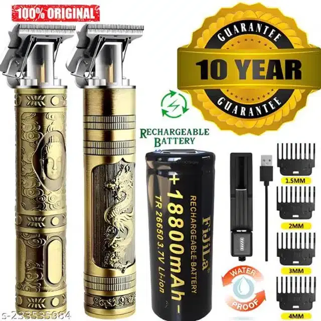 Metal Electric Trimmer for Men, Golden