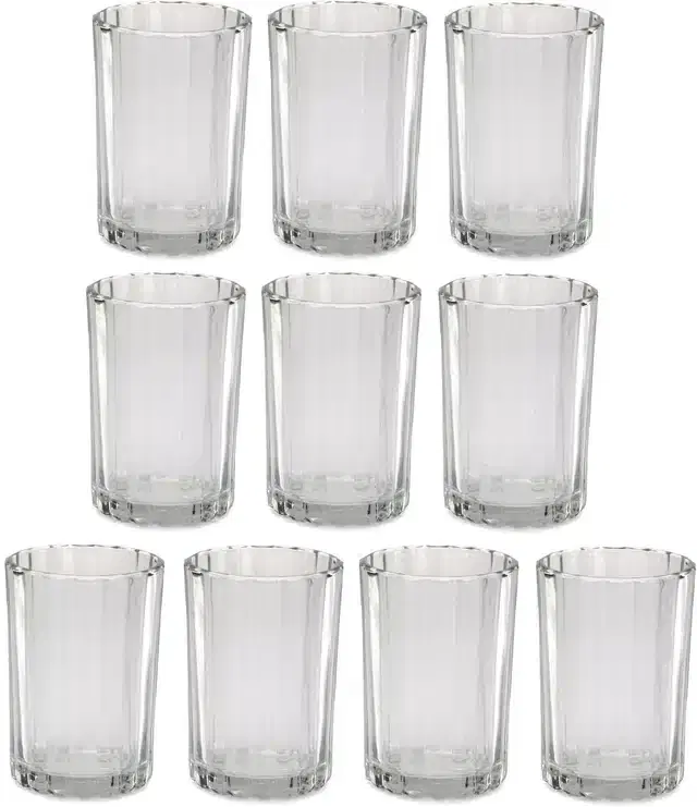 Liquor cum Cocktail Glasses, Transparent, 200 ml, Pack of 10