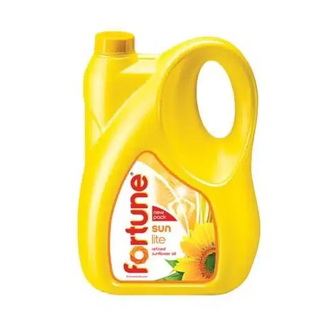 Fortune Sunlite Refined Sunflower Oil, 4.350 kg