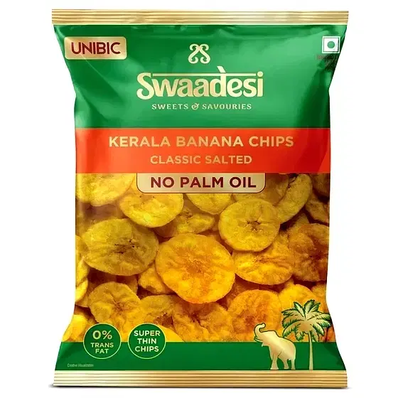 Unibic Swaadesi Kerala Banana Chips - Classic Salted 100 g