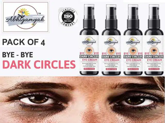 Abhigamyah Under Eye Cream Enriched With Natural Oils To Remove Dark Circles & Wrinkles, 50 ml, Pack Of 4, A-536