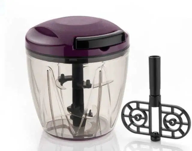 Handy And Compact Chopper 900 ml With 5 Blades And Whisker For Effortlessly Chopping Vegetables And Fruits For Your Kitchen, Pack Of 1, R-039
