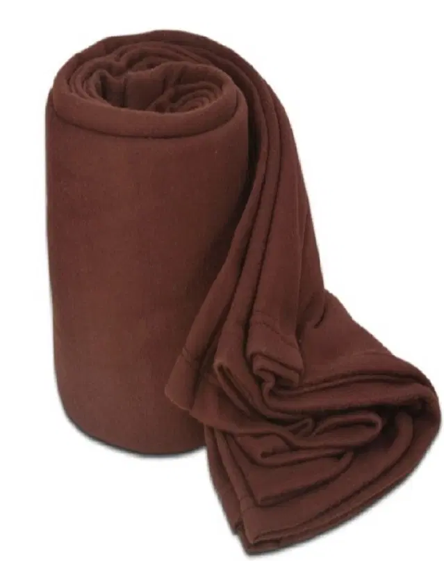 Fleece Blanket, Brown, 60x90 Inches