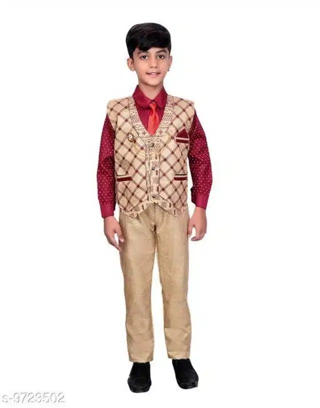 Ethnic Clothing Set for Boys (Multicolor, 2-3 Years)