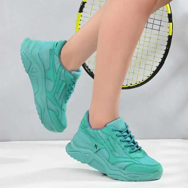 Sport Shoes for Women (Green, 6) (MSDO-16)