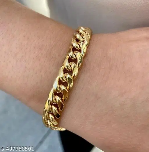 14k gold thick Miami Cuban men’s bracelet. 9mm Miami Cuban yellow gold bracelet. Semi Solid Miami Cuban bracelet