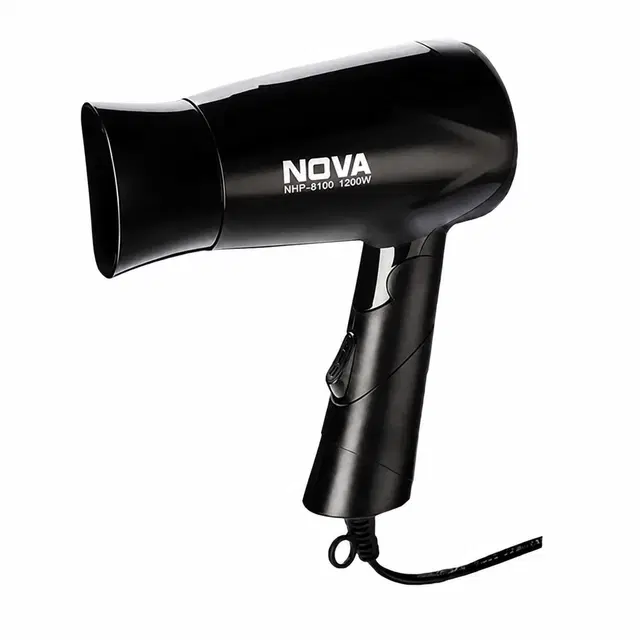 NOVA NHP 8100 Hair Dryer, 1200W, Black