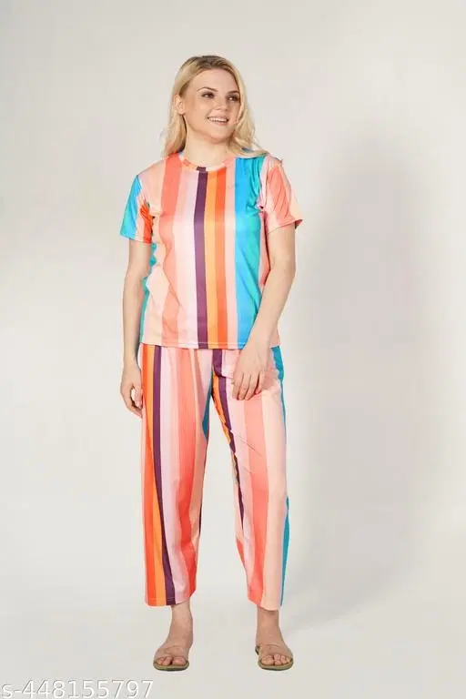 Pyjamas for Women (Multicolor, S)