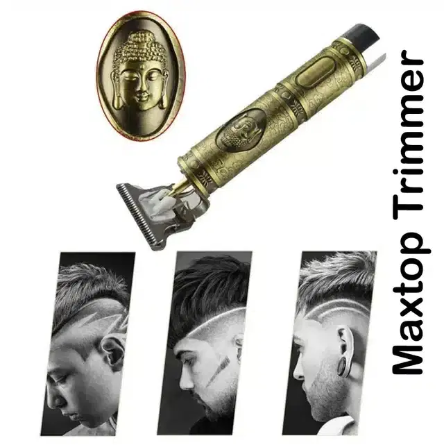Professional Hair & Beard Trimmer for Men, Gold, Set of 1