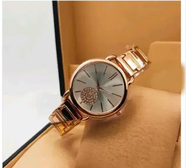 Analog Watch for Women (Rose Gold & Silver)