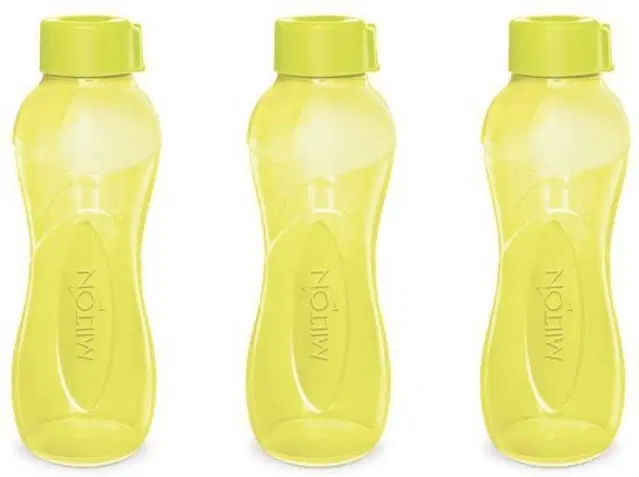 Milton Plastic Water Bottles, Pack of 3, Multicolor, 1000 ml