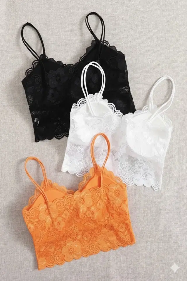 Cotton Solid Padded Bras for Women, Multicolour, Pack of 3 (28)