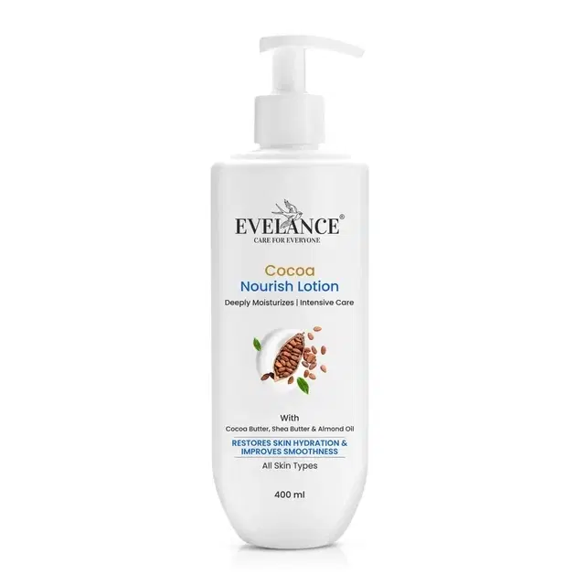 Evelance Cocoa Nourish Deep Moisturizing Body Lotion 400 ml