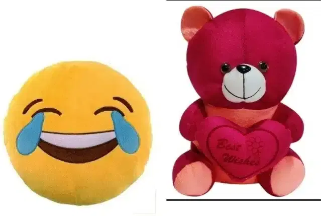 Stuffed Toys for Kids, Multicolor, Set of 2