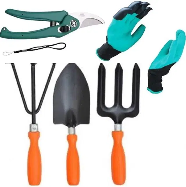 Gardening Tools Set, Multicolor, Set of 5