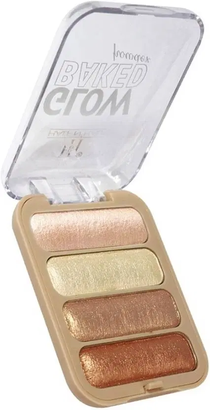 Half N Half Glow Baked Highlighter Powder, 02 Sunset Aura, 8gm, Pack Of 1