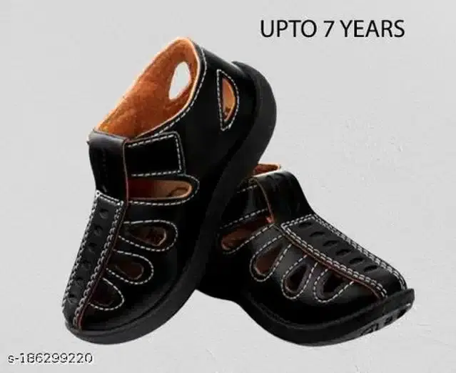 Sandals for Boys (Black, 2.5-3 Years)