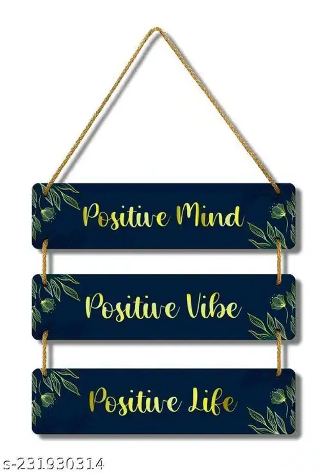 Wall Hangings for Living Room, Teal & Yellow