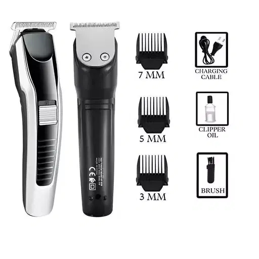 Premium Professional Rechargeable Trimmer for Men & Women, Multicolor, Set of 2