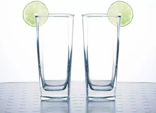 Liquor cum Cocktail Glasses, Transparent, 350 ml, Pack of 2