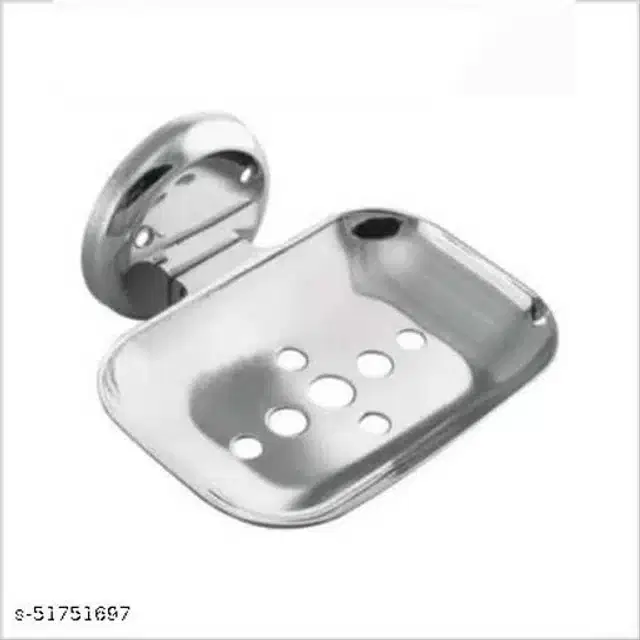 Stainless Steel Soap Holder, Silver