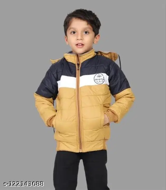 Polyester Jacket for Boys (Multicolor, 3-4 Years)