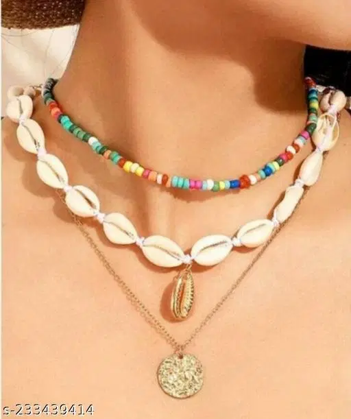 Trendy Minimal 3 Layer Necklace for Girls And Women