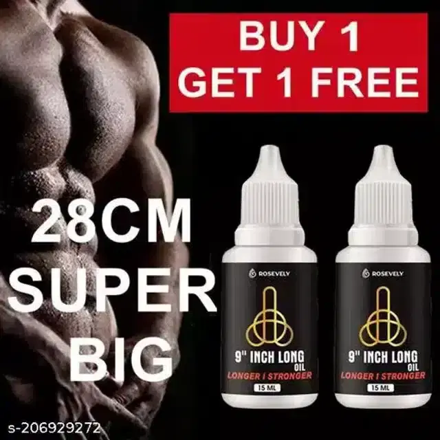 Rosevely Penis Massage for Men, Pack of 2, 15 ml