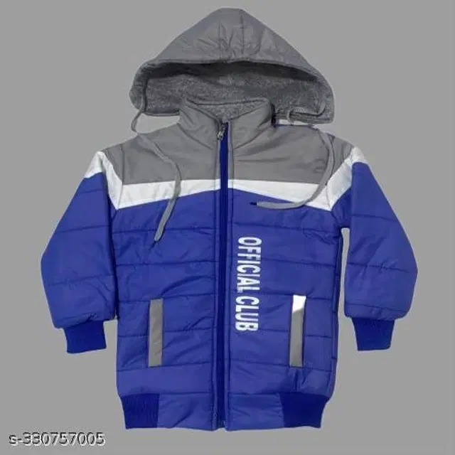 Polyester Jacket for Boys (Multicolor, 0-2 Months)