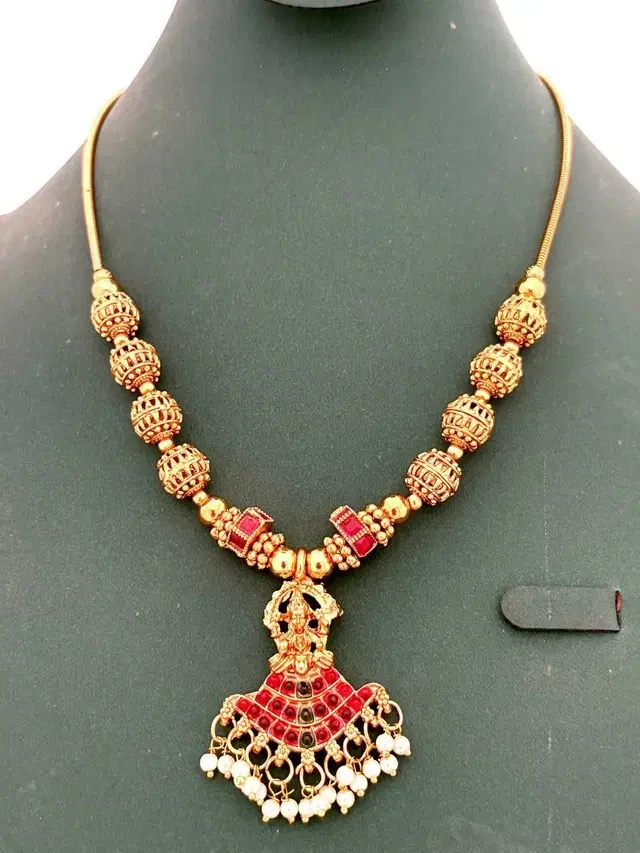 Gold Plated Jewellery Set for Women (White, Free Size)