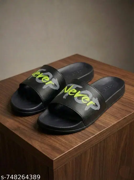 Aqualite EVA Sliders for Men (Black, 10)