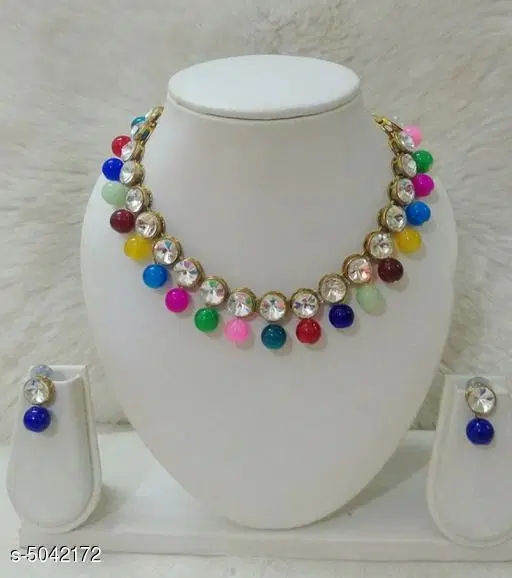 Shimmering Glittering Jewellery Set for Women & Girls, Multi