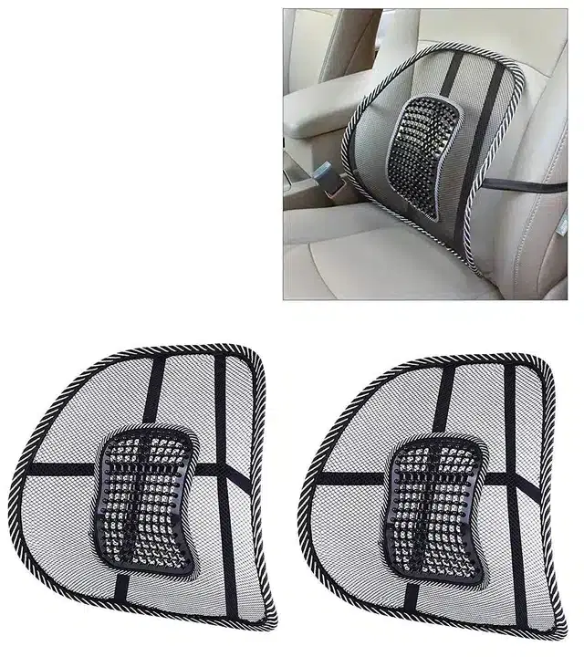 Universal Back Lumbar Support for Chair, Multicolor, Pack of 2