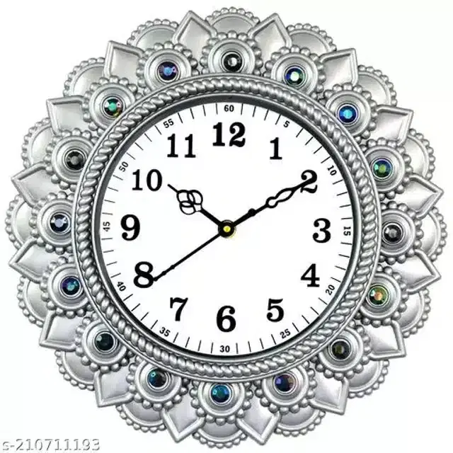 Wall Clock for Home, Multicolor, 10"