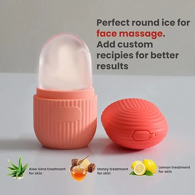 Ice Roller for Face | Ice Roller for Face Massager | Face Ice Roller for Men & Women | Ice Cube Roller for Glowing Skin & Puffy Eyes | Reusable