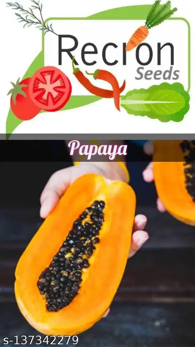 Fruit Papaya Seeds, Pack of 50