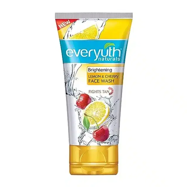 Everyuth Naturals Brightening Lemon & Cherry Face Wash 50 g