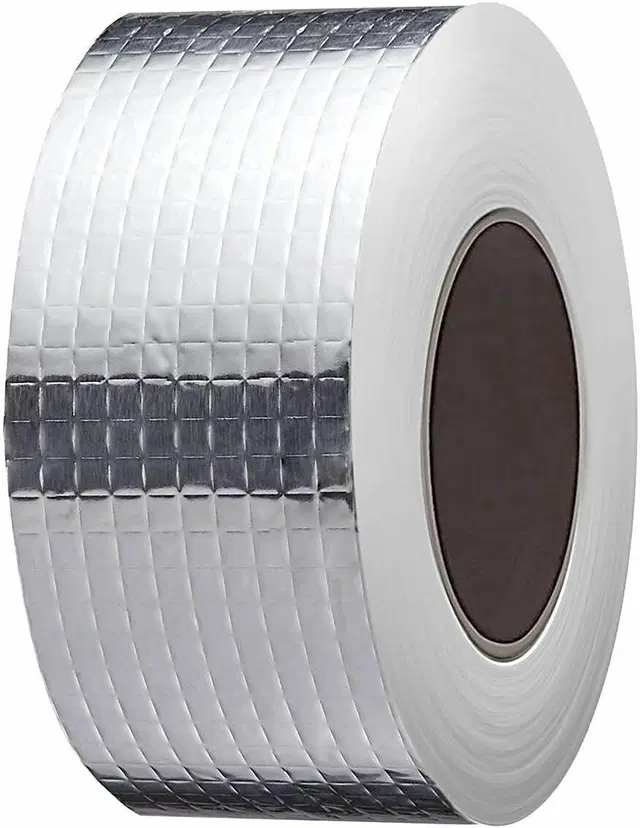 Aluminium Single Sided Self Adhesive Tape, Silver, 5 m