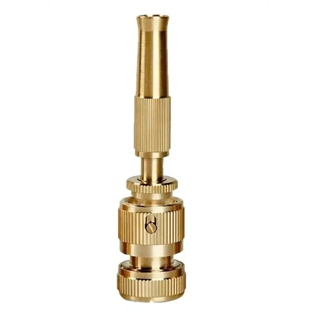 Solid Brass Nozzle, Gold